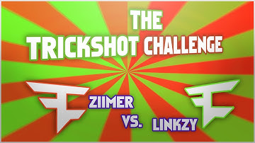 The Trickshot Challenge Vs FaZe ZiiMeR | FaZe Linkzy