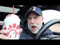 TRYING CHIC FIL A'S PEPPERMINT CHIP MILKSHAKE!