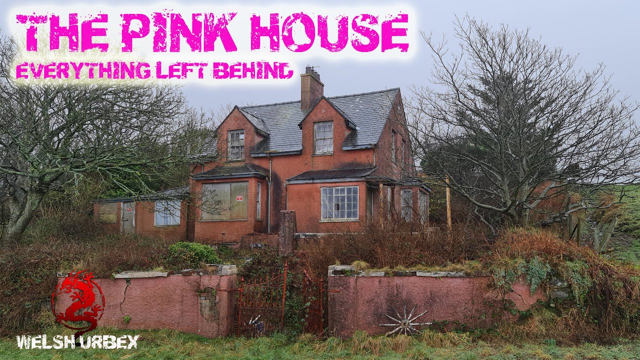 ABANDONED Pink House Has EVERYTHING LEFT BEHIND