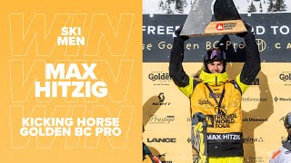 Max Hitzig Winning Run I FWT23 Kicking Horse Golden BC Pro