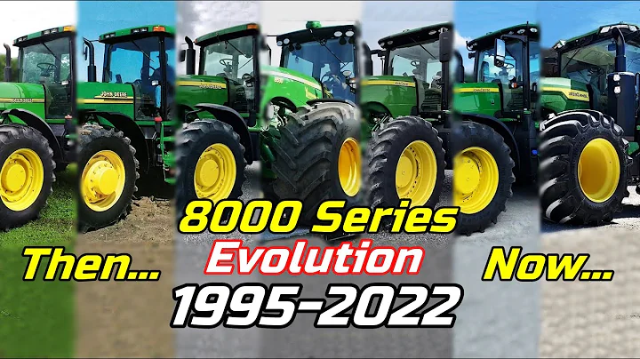 John Deere 8000 series EVOLUTION from 1995 to 2022 [Every largest model of each year]