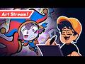 Drawing Stream! Amazing Digital Circus Print