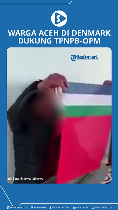 Beredar Video Warga Aceh di Denmark Diduga Mendukung TPNPB OPM