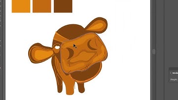 Adobe Illustrator Tutorial: Create a Vector cow from Sketch (HD)