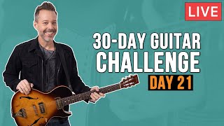 30 day guitar challenge - 21 (live + q&a)