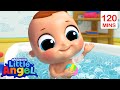 Bath Song with Baby John! | Little Angel | Fun Kids Songs | Nursery Rhymes