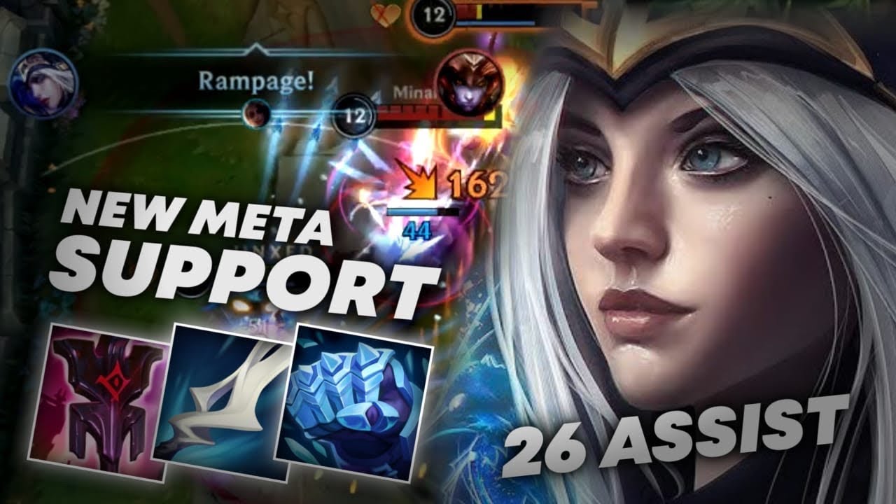 ASHE WILD RIFT: NEW META SUPPORT 26 ASSIST !! ANNOYING SP SEASON 9 ...