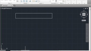 C00306  Drawing Rectangles AutoCAD 2014 Tutorial