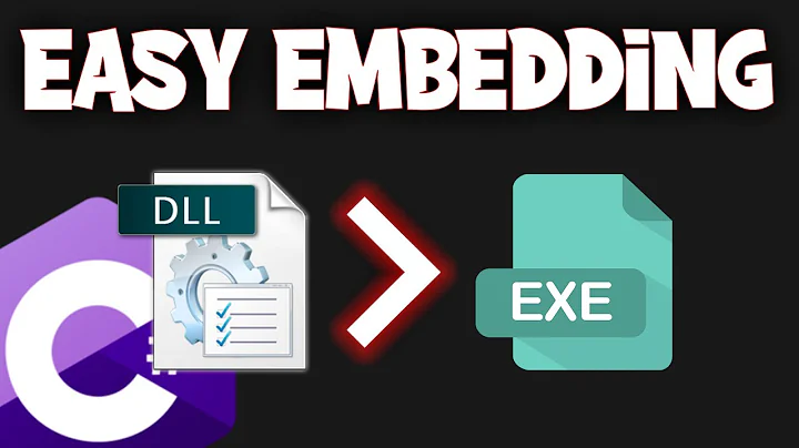 How to easily embed all dll's into exe - C# Windows Forms
