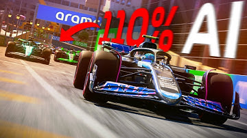 Trying To Win In An Alpine Against 110% AI Around Monaco ON F1 24!!