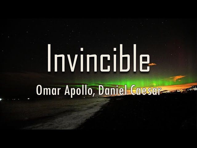 Omar Apollo - Invincible ft. Daniel Caesar [Tradução/Legendado] 