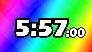 5 Minutes and 57 Second TIMER Countdown