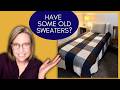 Make the coziest memory quilt ever! I'll show you how to turn sweaters into a comforting heirloom.