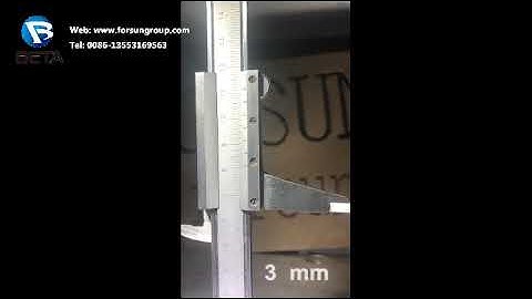 FORSUN CNC Router Testing the spindle depth accuracy