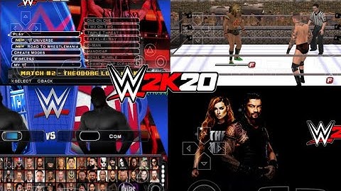 WWE 2k20 psp folder full version release by gaming Messiah