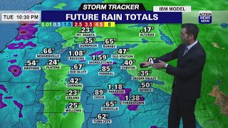 Storm Tracker Forecast: Cloudy & mild, with showers returning Monday