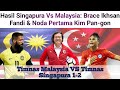 Noda pertama kim pangon  timnas singapura vs malaysia 21