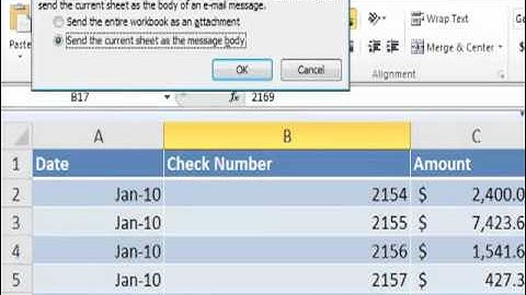 Emailing A Single Excel Worksheet.mp4