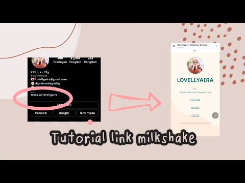 TUTORIAL MILKSHAKE UNTUK LINK ORDER DI INSTAGRAM