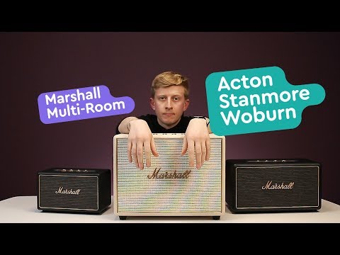 Video: Marshall բարձրախոսներ. Acton BT շարժական բարձրախոսներ և Stanmore Bluetooth անլար բարձրախոս, Kilburn և այլ մոդելներ: Ո՞ր մեկը ընտրել: