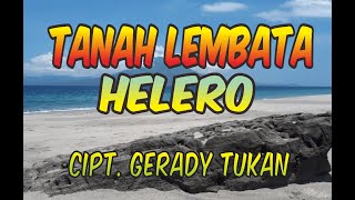 LAGU NUSA TENGGARA TIMUR / NTT (LEWOLEBA) - TANAH LEMBATA HELERO (LIRIK)