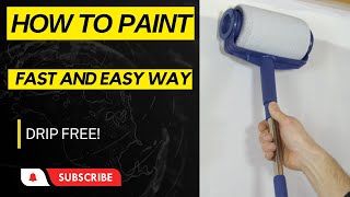 How to use Yllee Non Drip Paint Runner Set - How to paint the fast and easy way - DRIP FREE!
