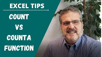 Count vs Counta Functions in Excel