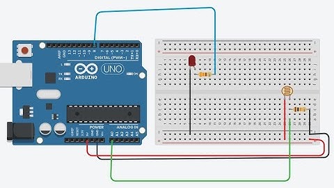 Arduino LDR sensor ile led yakma uygulaması