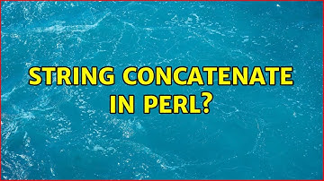 String concatenate in perl?