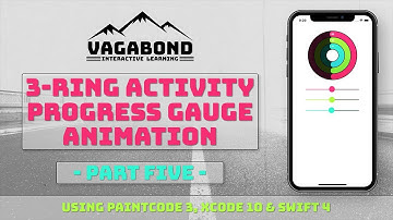Part 5 - 3-Ring Activity Progress Gauge Animation Tutorial (Xcode 10, PaintCode 3, Swift 4)