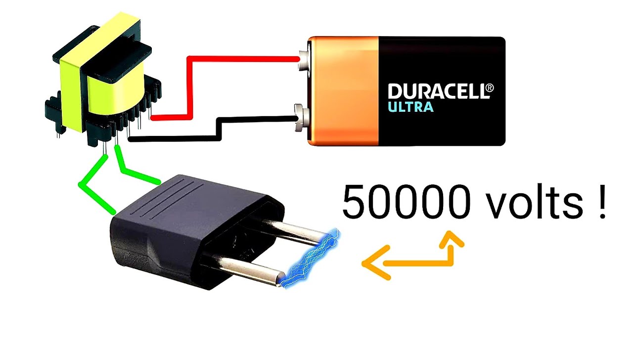 Circuit électronique du générateur haute tension ! 