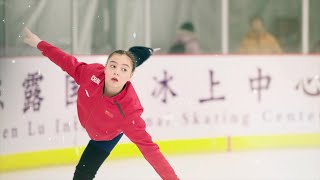 GLOBALink | Figure skating champion's daughter chasing her dream