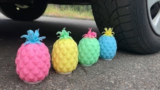 Crushing Crunchy & Soft Things by Car! Satisfying videos