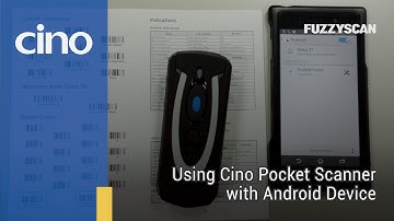 Using Cino Pocket Scanner with Android Device
