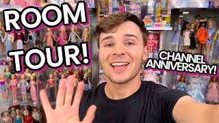 DOLL ROOM TOUR! In Depth Look at My Collection & Celebrating 1 YEAR on Youtube!