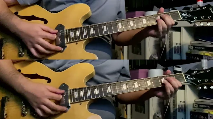 Nowhere Man - The Beatles Guitar Solo on Epiphone Casino