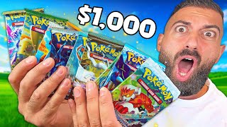 I Opened My Rarest $1,000 Pokemon Packs!