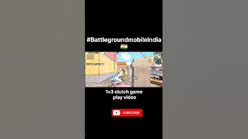1v3 clutch game play video 🎥 #clutch #bgmi #gaming #music #montage #pubg