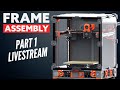 LDO VORON 2.4 R2 CoreXY 3D Printer Build Livestream 1: Frame Assembly