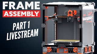 LDO VORON 2.4 R2 CoreXY 3D Printer Build Livestream 1: Frame Assembly