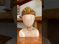 SUPPLIER MANEKIN KEPALA KAYU UDENG BALI #nyomanriana_woodcarving #budiswantara #nyomanrianastore