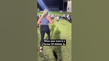 His mom played him at practice 😱🏈 #shorts