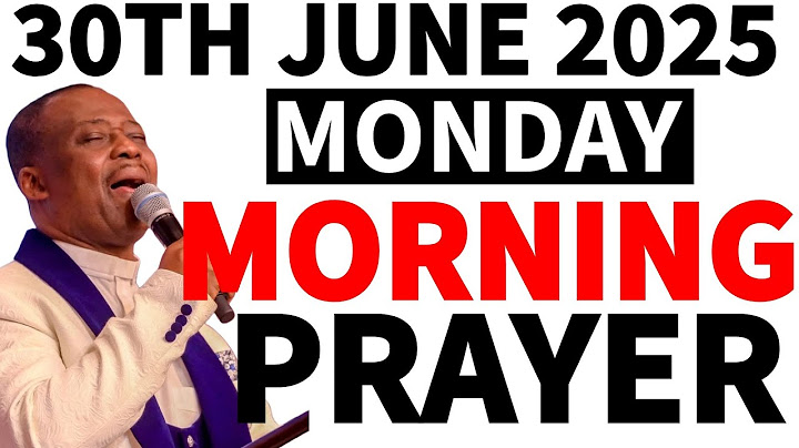 COMMAND MONDAY MFM MORNING DELIVERANCE PRAYER || JUINE 30, 2025 DR D.K OLUKOYA