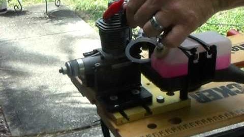 Enya 60-4C: First start, first run