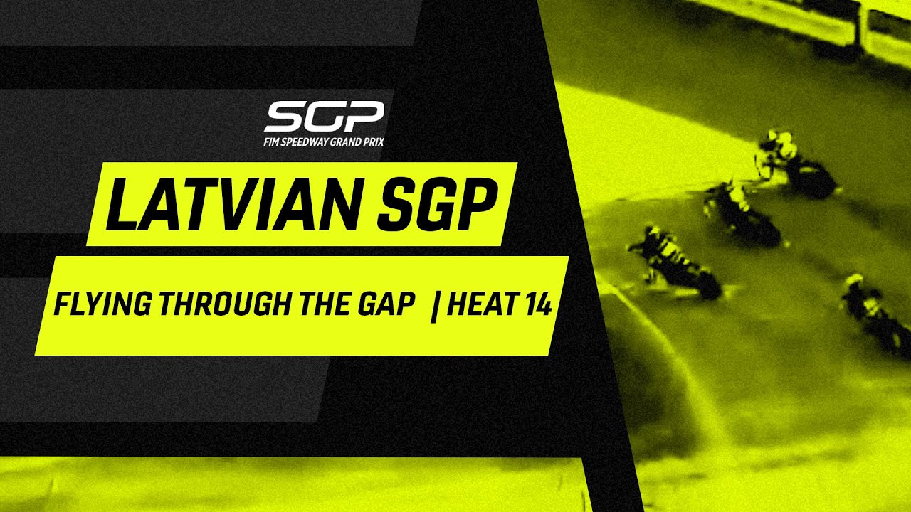 Flying through the gap 💥 Heat 14 #LatvianSGP | FIM Speedway Grand Prix