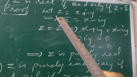 Properties of complex conjugate with proof
