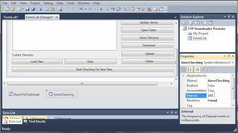 Visual Basic Tutorial - 186 - FTP Downloader Part 9   Refreshing, Clearing, And Checking