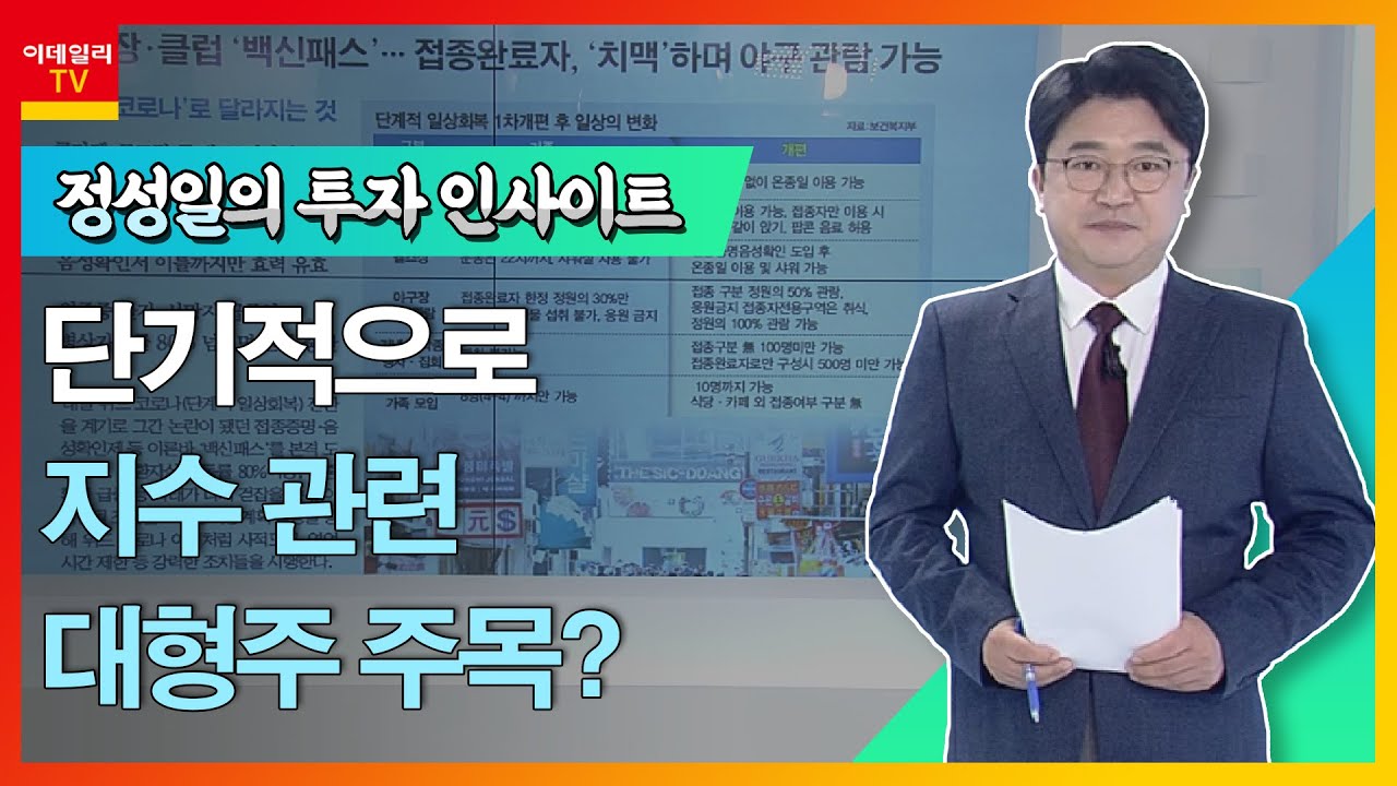 삼성 물산 주식 2022 삼성물산... 단기적으로 지수 관련 대형주 주목?_정성일의 투자 인사이트 (20211026)
