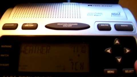 NOAA Weather Radio: Red Flag Warning Update Message (NO EAS)