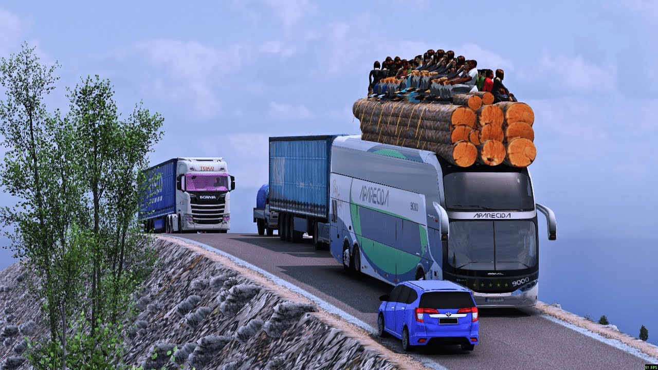 Journey to the Edge - Bus Driving on the World's Most Stunning & Risky Roads #12